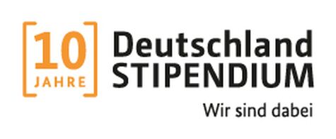 Logo 10 Jahre Deutschlandstipendium
