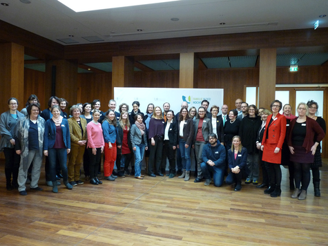 Mitglieder des neuen Vereins "Familie in der Hochschule"