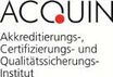 Logo der Mitgliedschaft in Acquin Akkreditierungs Zertifizierungs und Qualitätssicherungs Institut