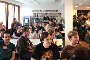 Publikum beim Game Jam