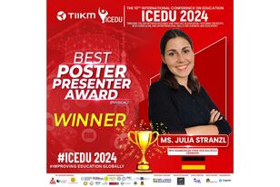 Best Poster Presenter Award Julia Stranzl